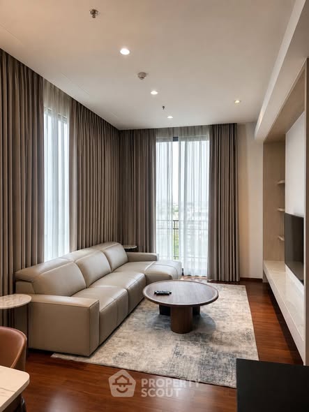 bedroom and living room of Quattro by Sansiri