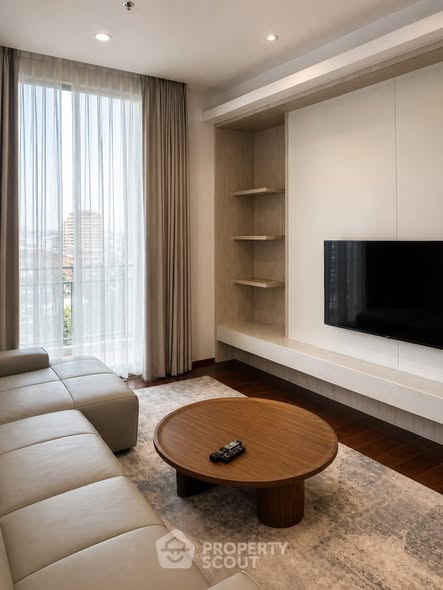 living room and bedroom of Quattro by Sansiri