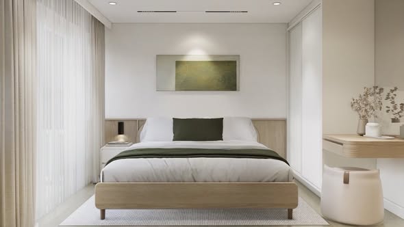 bedroom of Raintree villa