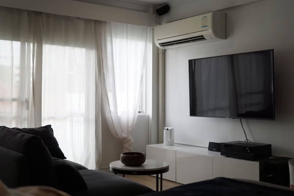 living room and bedroom of Raintree villa