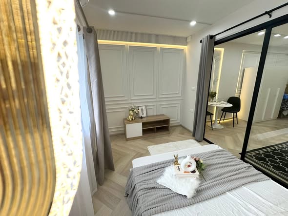 bedroom and room interior of Ratchada Prestige Ladprao 48