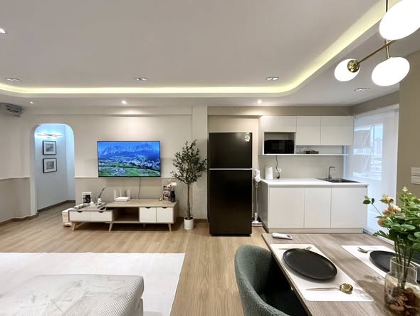 living room of Ratchada Resort Condo
