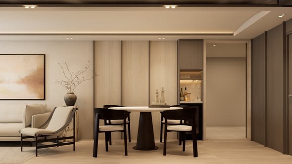 living room of Rawee Waree Condominium
