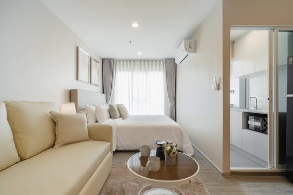 living room and bedroom of Regent Home Bangna (รีเจ้นท์โฮม บางนา)