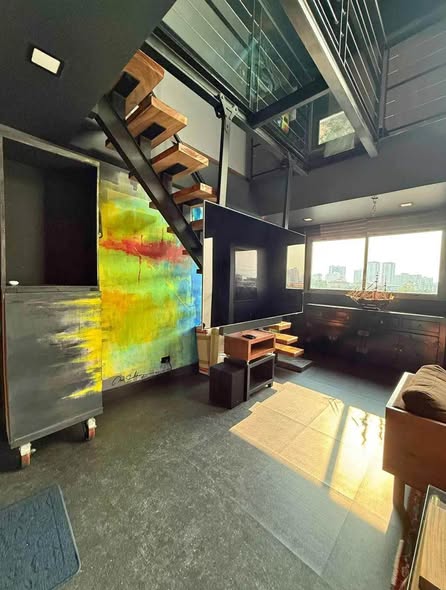 room interior of Renovated Loft style Condo