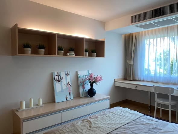 bedroom of Residence 52 Condominium