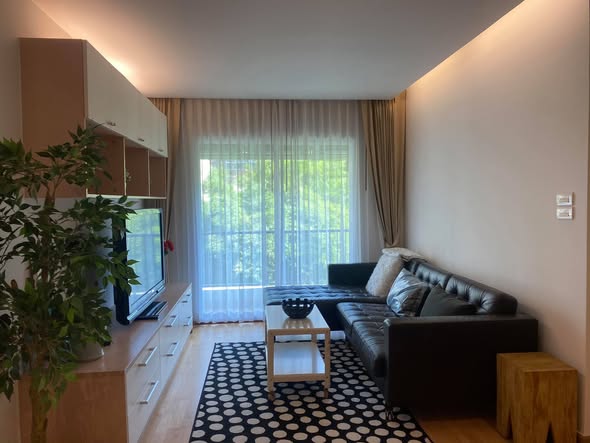 living room of Residence 52 Condominium