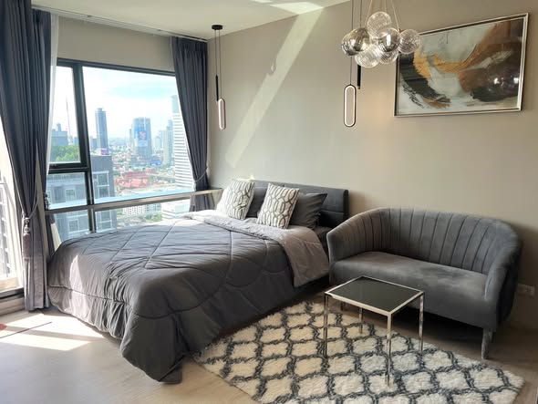 bedroom and living room of Rhythm Asoke