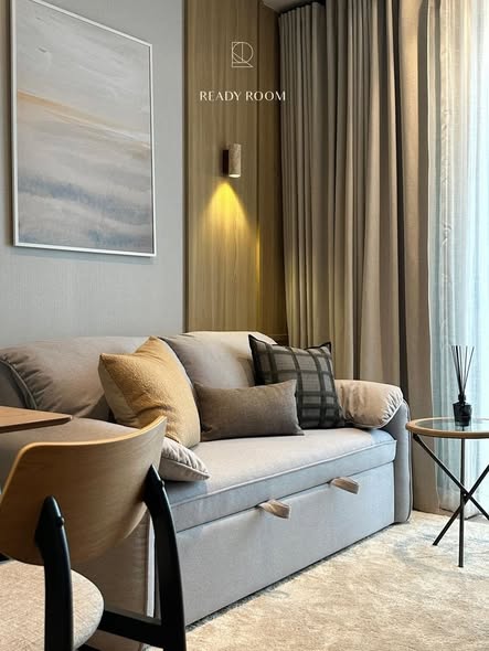 bedroom and living room of Rhythm Ekkamai Estate