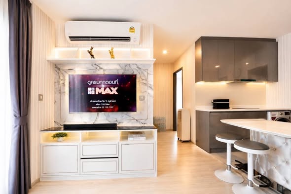 living room and kitchen of Rhythm Rang Nam