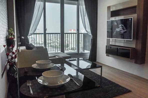 living room of RHYTHM Sathorn