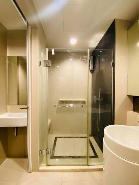 room interior and bathroom of RHYTHM Sathorn