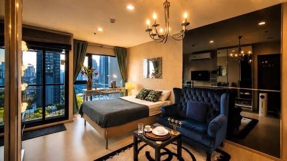 bedroom of Rhythm Sukhumvit 36-38