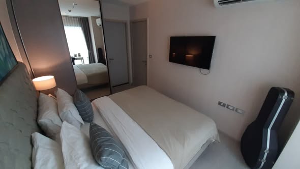 bedroom of Rhythm Sukhumvit 36-38