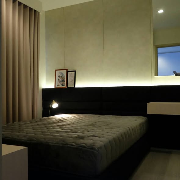 bedroom of Rhythm Sukhumvit 36-38