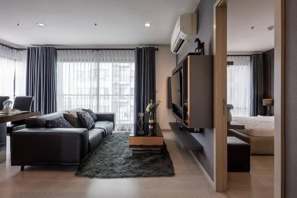 bedroom and living room and room interior of Rhythm Sukhumvit 36-38