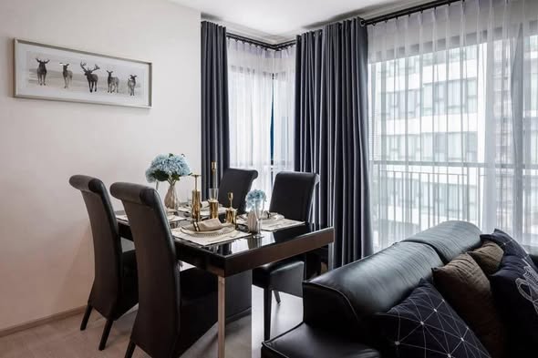 living room and bedroom and room interior of Rhythm Sukhumvit 36-38