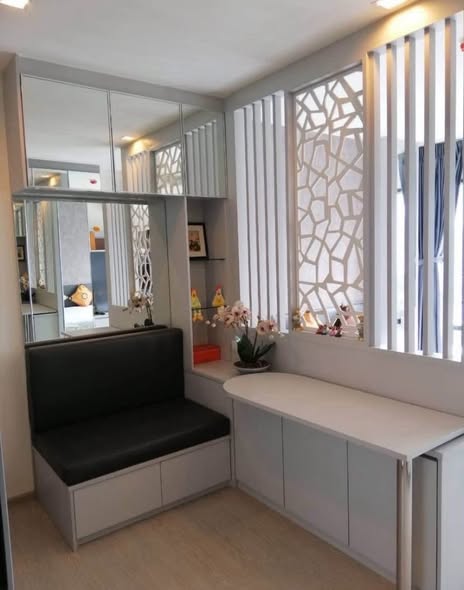 room interior and bathroom of Rhythm Sukhumvit 36-38