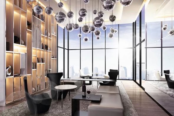 living room of Rhythm Sukhumvit 42