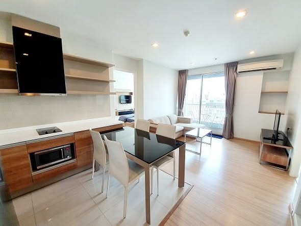 living room and bedroom of Rhythm Sukhumvit 50
