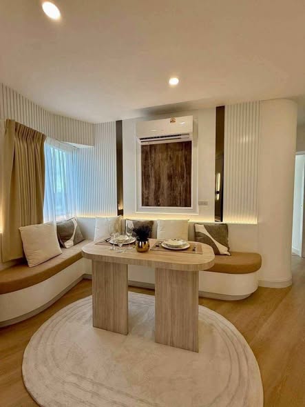 bedroom and living room of Ruankam Tower นิติบุคคลอาคารชุดเรือนคำทาวเวอร์