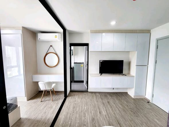 bedroom and living room and room interior of RYE Condo Sukhumvit 101/1