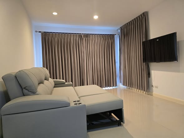 living room and bedroom and room interior of บ้านกลางเมืองs-sense ศรีนครินทร์