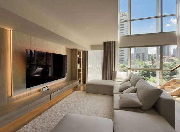 bedroom and living room of S47 Sukhumvit