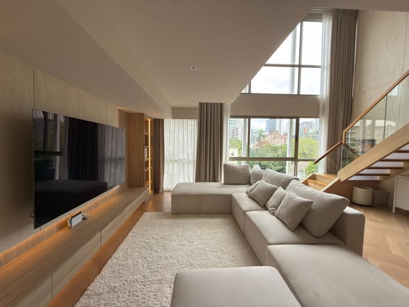 living room of S47 Sukhumvit