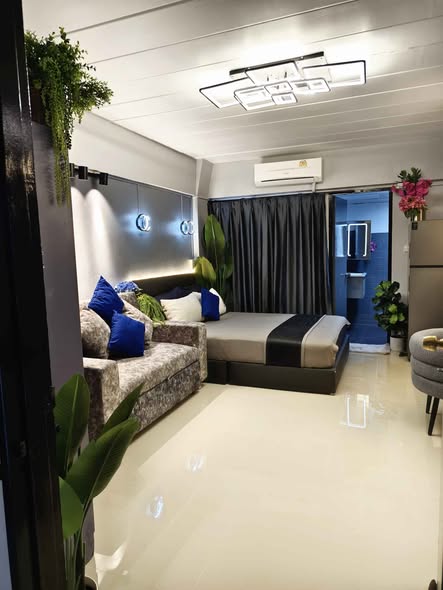 bedroom of Sarasinee Condominium