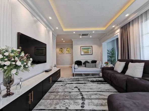 living room and bedroom of เศรษฐสิริ พหล-วัชรพล Setthasiri Phahol – Watcharapol