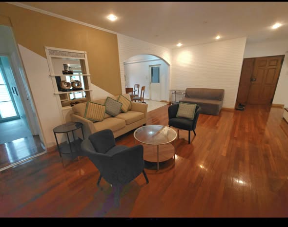 living room of Siam Penthouse 1 Condominium