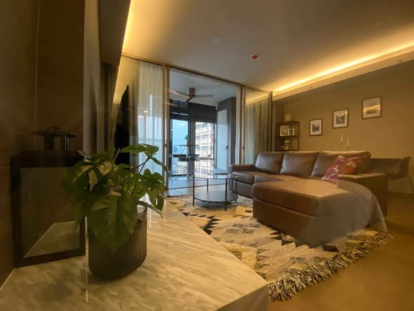 bedroom and living room of Siamese Exclusive Queens ไซมีส เอ็กซ์คลูซีฟ ควีนส์