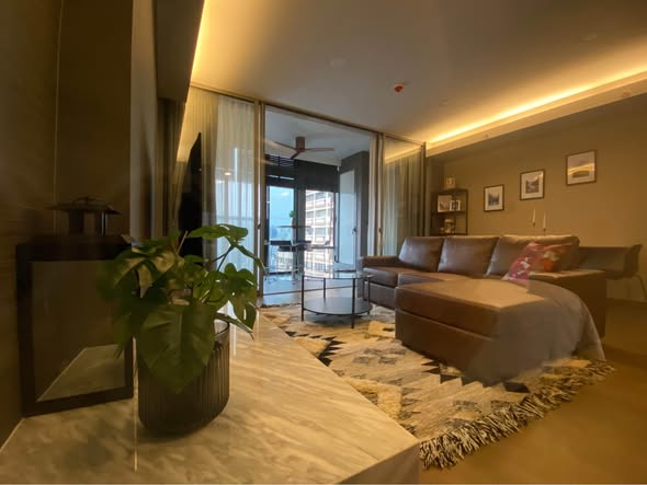 bedroom and living room of Siamese Exclusive Queens ไซมีส เอ็กซ์คลูซีฟ ควีนส์