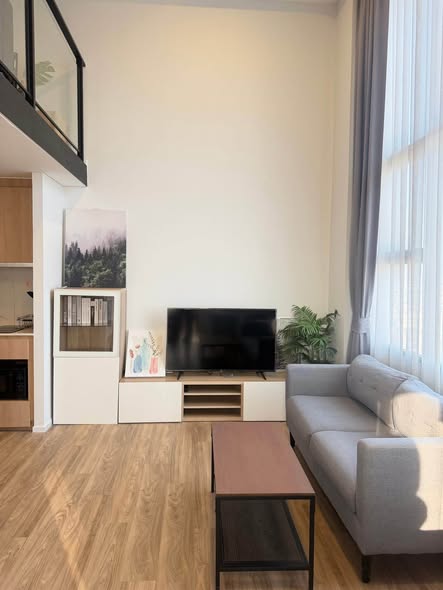 living room and room interior of Siamese Sukhumvit 48 ไซมิส สุขุมวิท 48