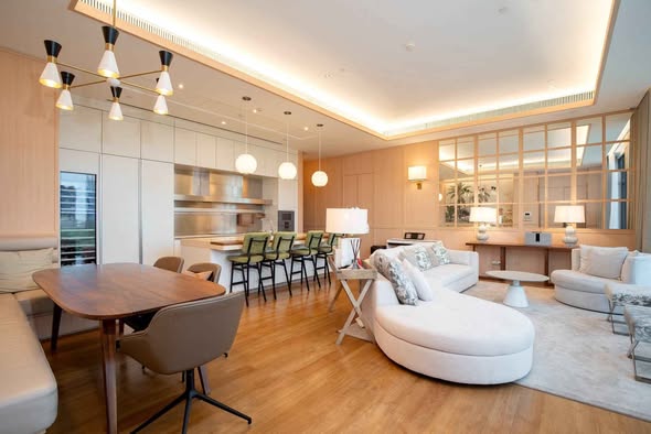 living room of Sindhorn Lumphini