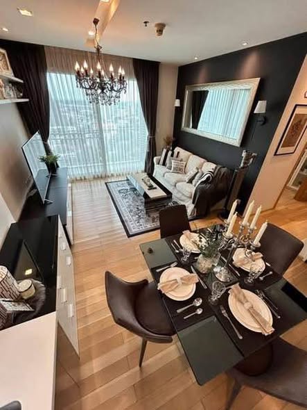 living room and room interior of Siri at Sukhumvit