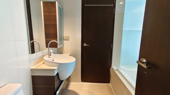 bathroom of Sky Walk Residences