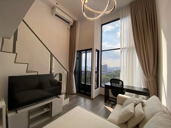 bedroom and living room of So Origin Kaset Interchange