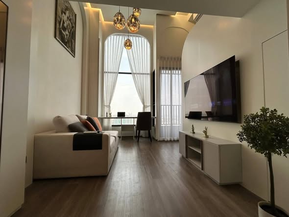 living room and bedroom of So Origin Kaset Interchange