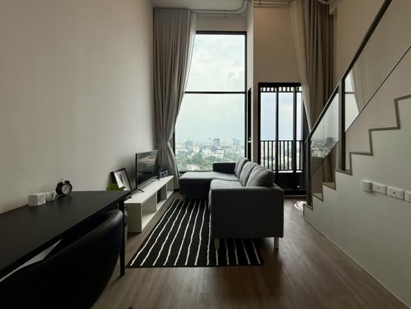 living room and bedroom of So Origin Kaset Interchange