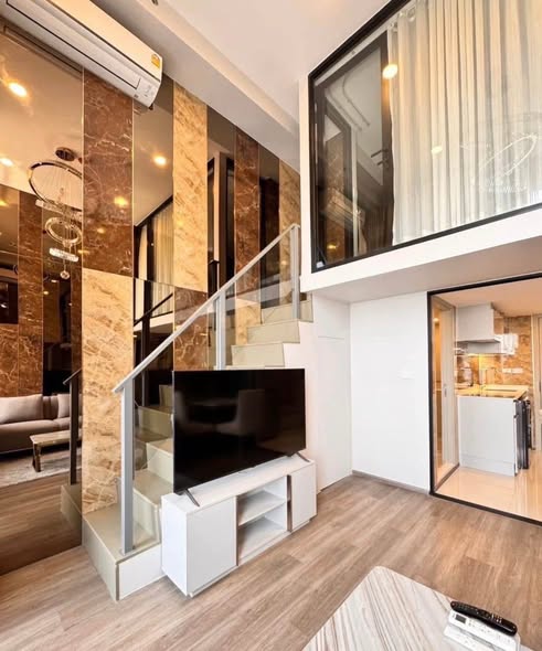 living room and bedroom and room interior of So Origin Kaset Interchange