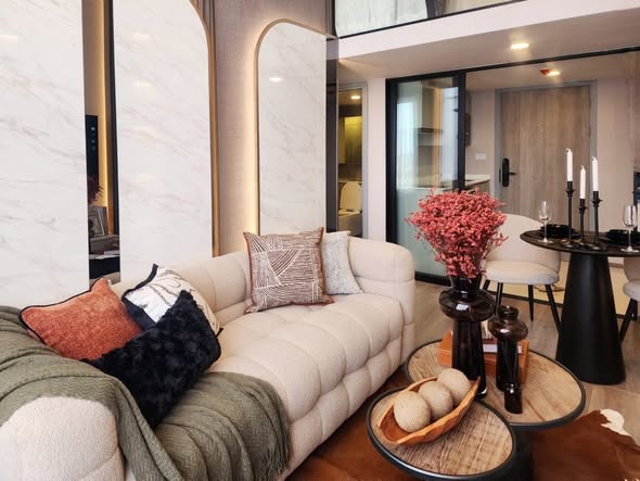 living room of SOHO​ BANGKOK​ RATCHADA​