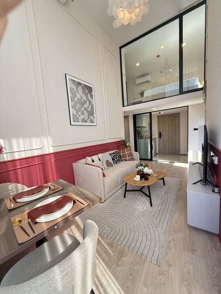 living room of SOHO​ BANGKOK​ RATCHADA​