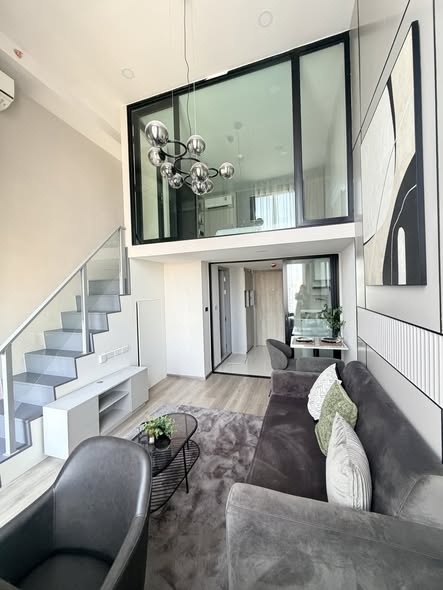 living room and room interior of SOHO​ BANGKOK​ RATCHADA​