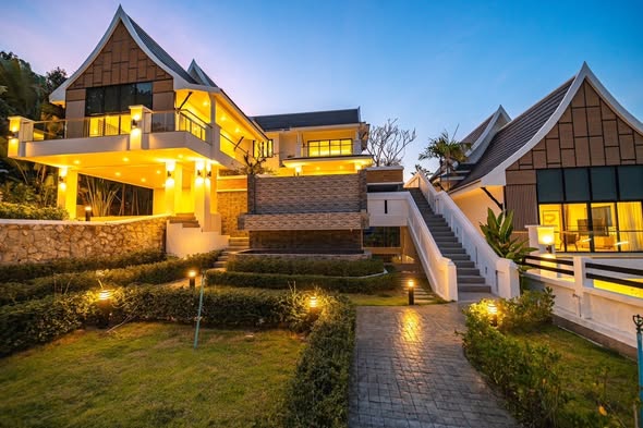 Somkid pool villa loft cafe บ้านพักพูลวิลล่าพัทยา จอมเทียน พัทยาใต้