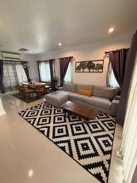 living room and bedroom of Stories Onnut – Wongwaen