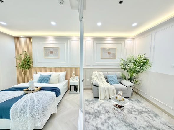 bedroom of Supalai City Resort Station Pranangklao – Chaophraya