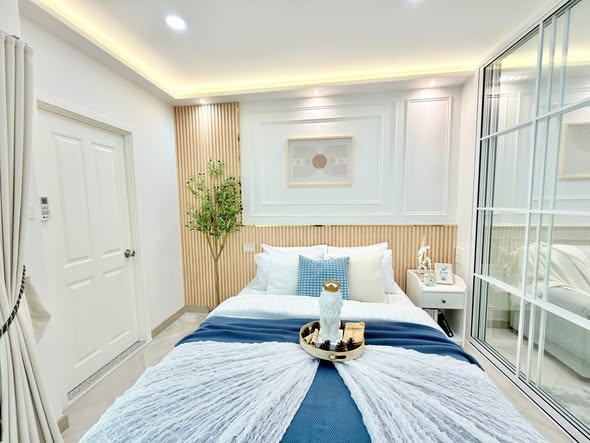 bedroom of Supalai City Resort Station Pranangklao – Chaophraya