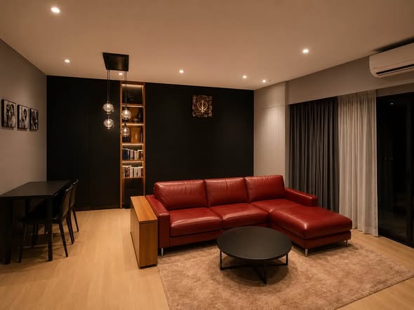 living room of Supalai Loft Talat Phlu Station